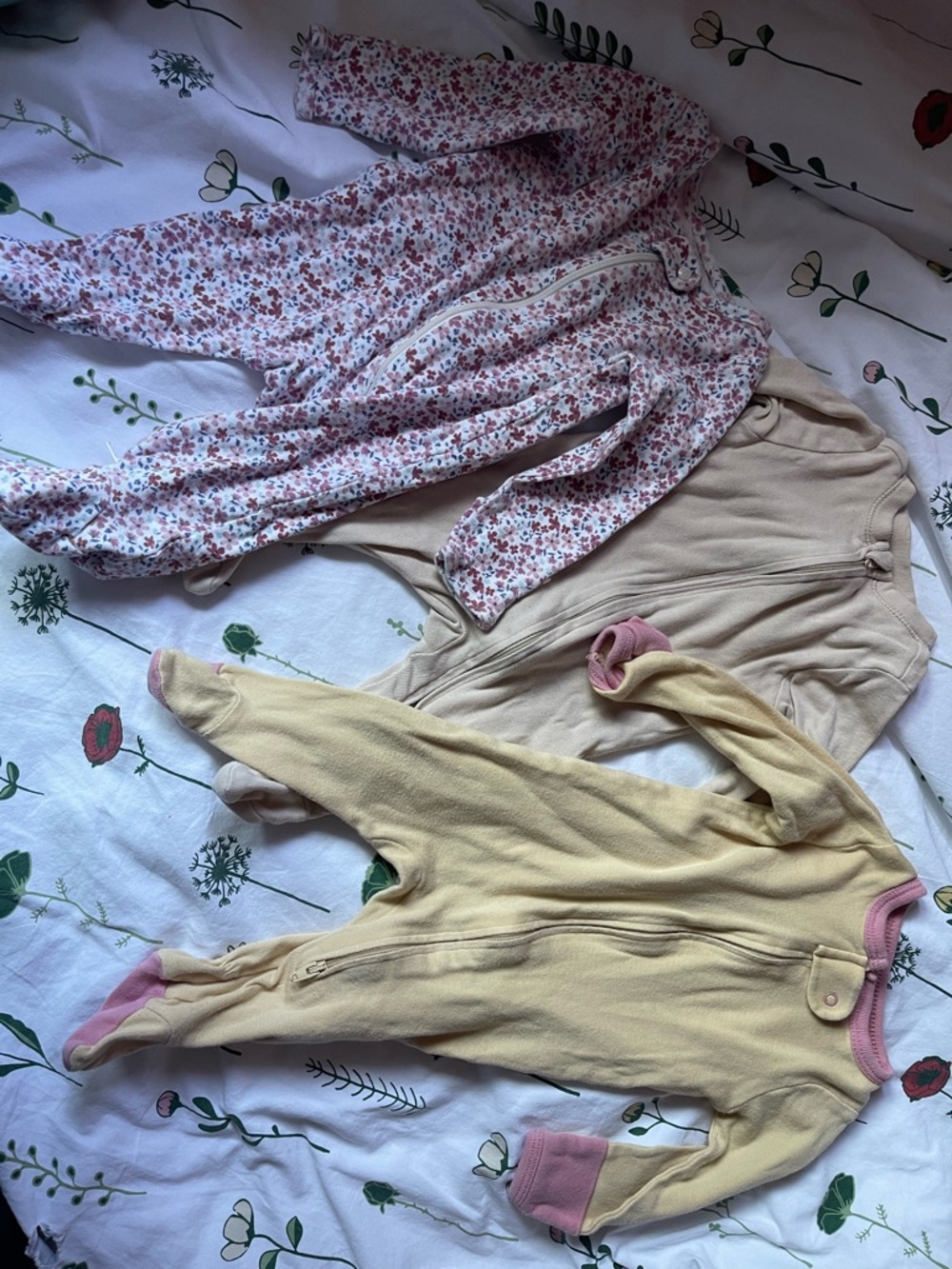 Baby zipper pajama bundle